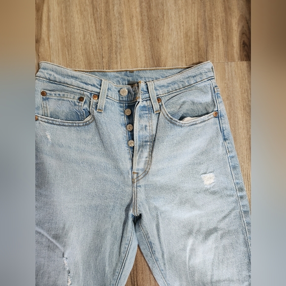 Levi's high rise blue jeans - Picture 4 of 6